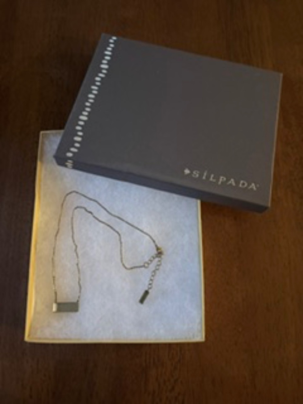 Silpada Cross Bar Necklace KRN0041